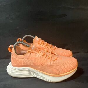 APL Women's Athletic Shoes in Orange and White
